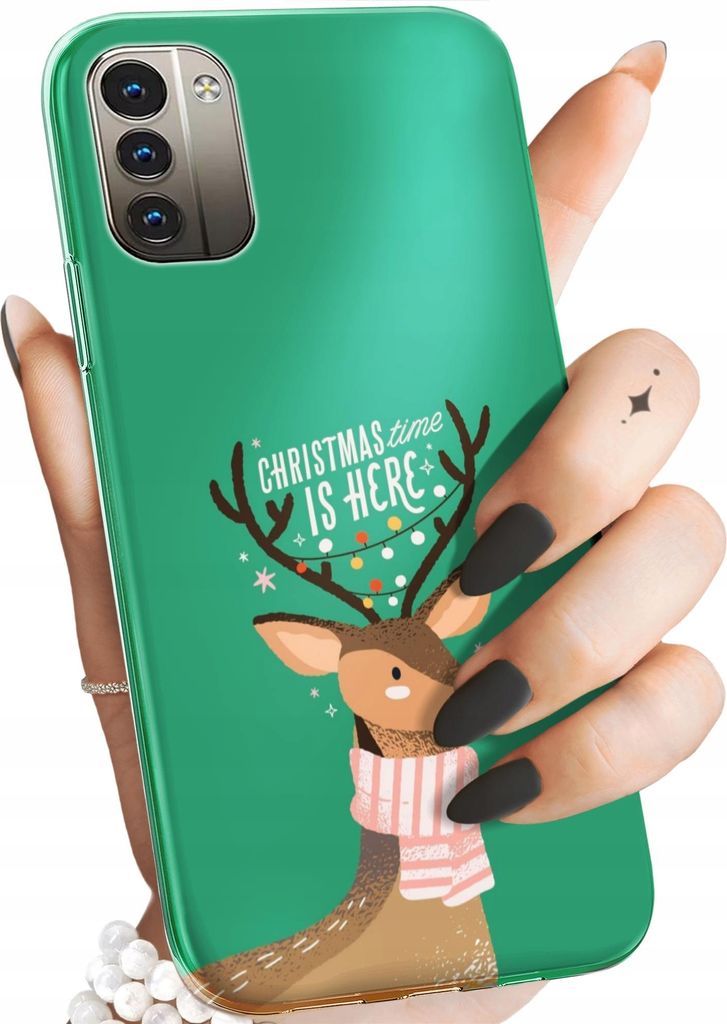 Bunt Hülle für NOKIA G11 4G / G21 4G Schutzhülle Handyhülle Handy TPU Silikon Case Slim Cover Case Weihnachten Rudolf