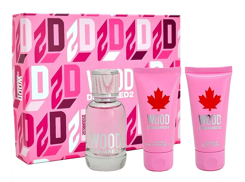 Dsquared2 Wood for Her Gift Set - Profumo Donna EDT 50ml + Omaggio