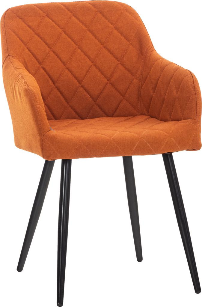 Esszimmerstuhl HLO-CP76 Stoff  orange Produktbild 