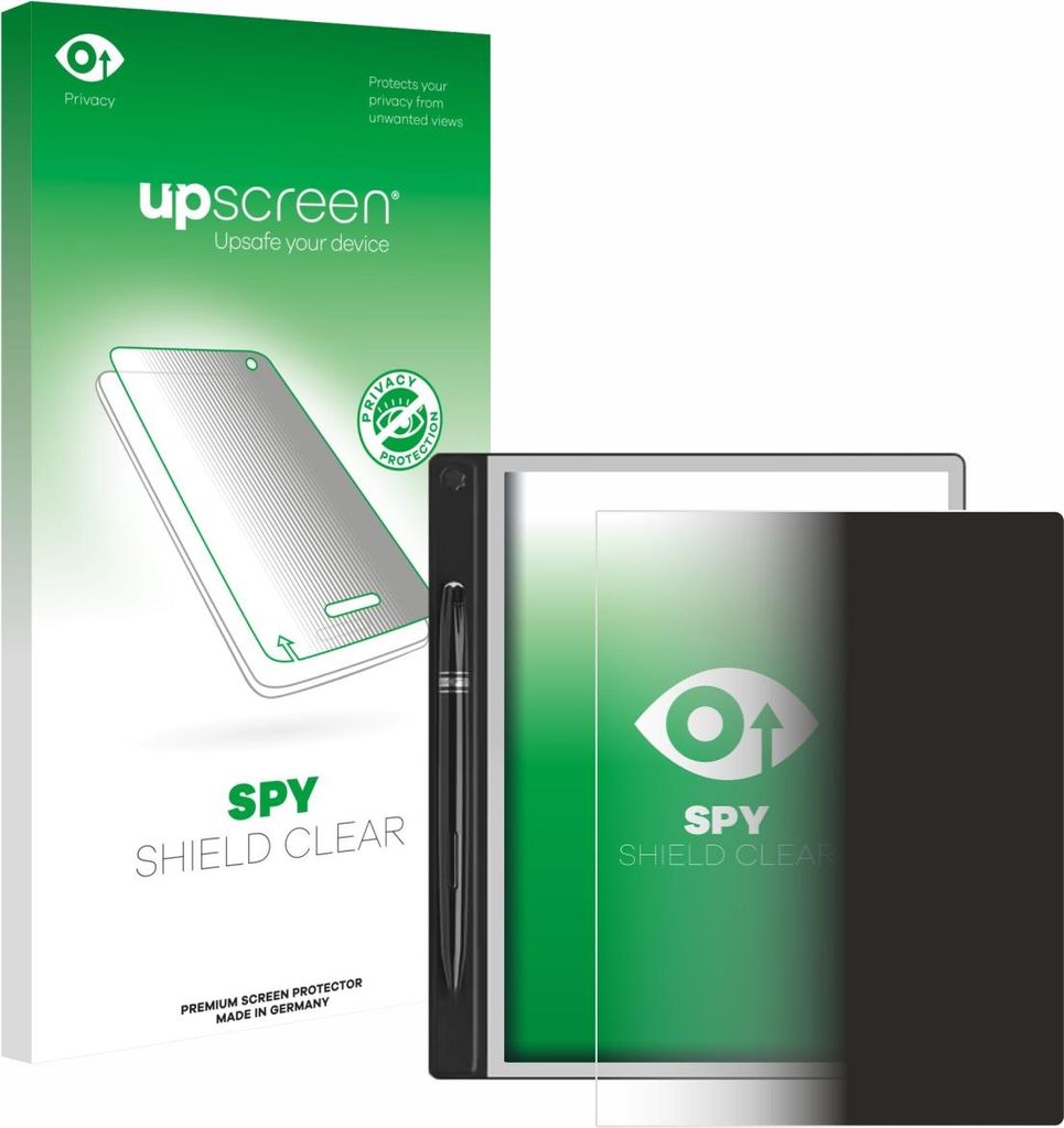 Für Montblanc Digital Paper Sichtschutzfolie Schutzfolie upscreen Anti-Spy Privacy Sichtschutz Blickschutz Display Schutz Folie Blaulichtfilter