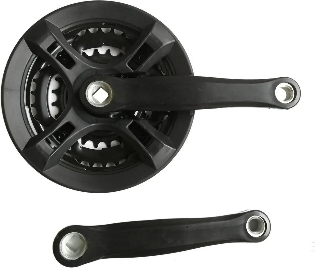 Pédalier VTT Anti-Jeu 42T 26 Pouces - Fixation Losange pour Manivelle Rigide