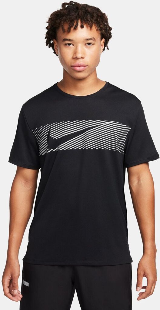Nike M Nk Flash Miler Top Black/Reflective Silv M