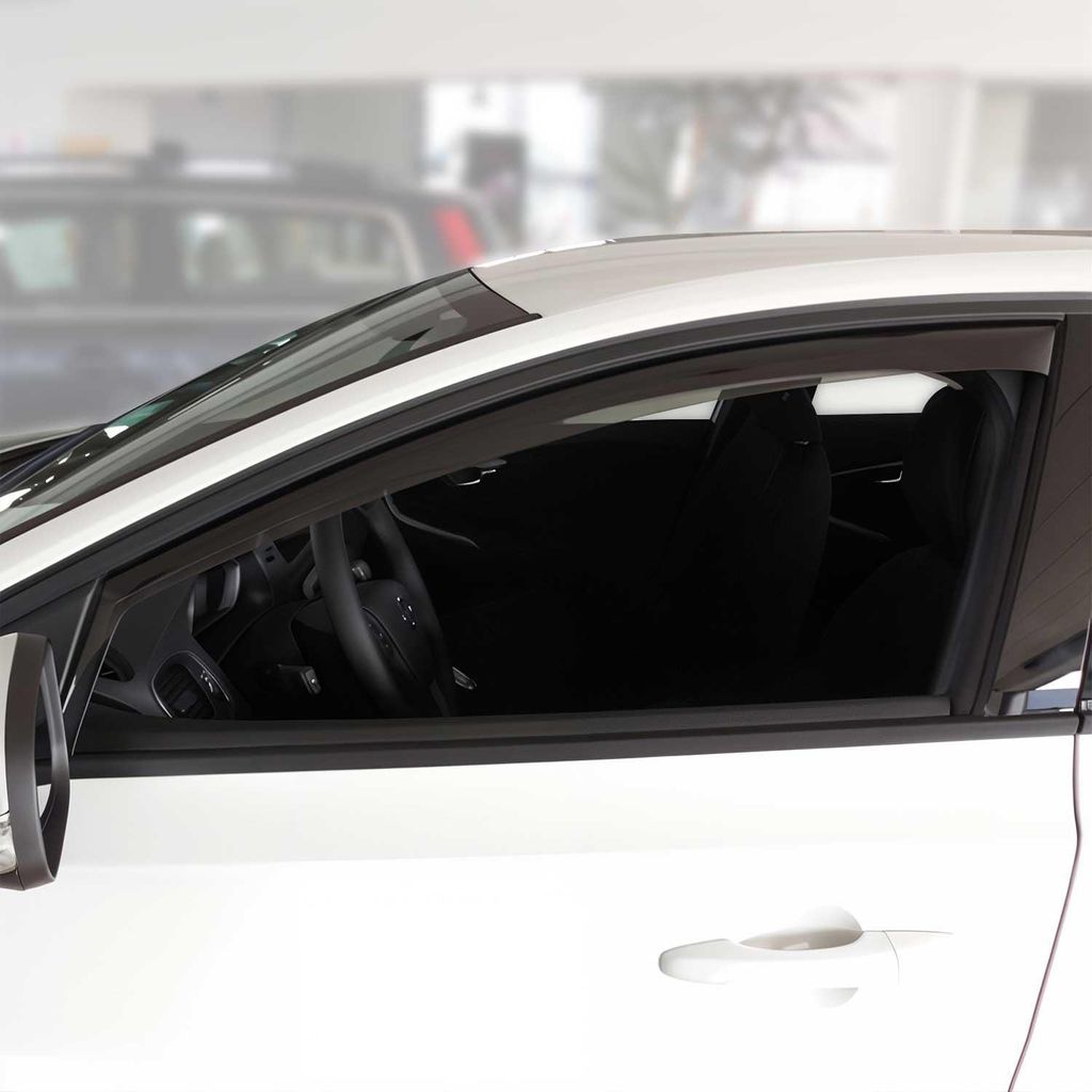 Windabweiser Regenabweiser für Volvo V40 2012-2019 Dunkel Acryl 2tlg