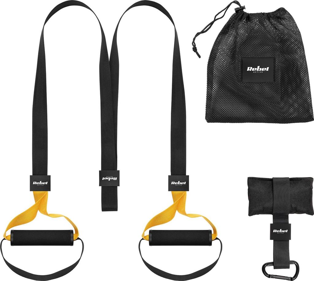 Set accessori fitness, Tasmy TRX P3-1, 2x150cm, 500kg, Immagine del prodotto 