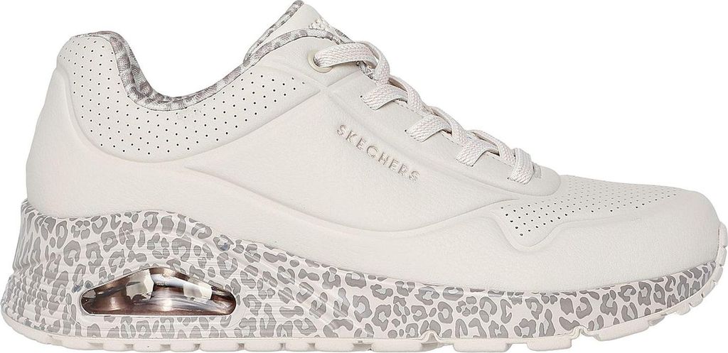 Skechers Uno - Safari Time  Sneakers Laag - Wit - Maat 42 Produktbild 