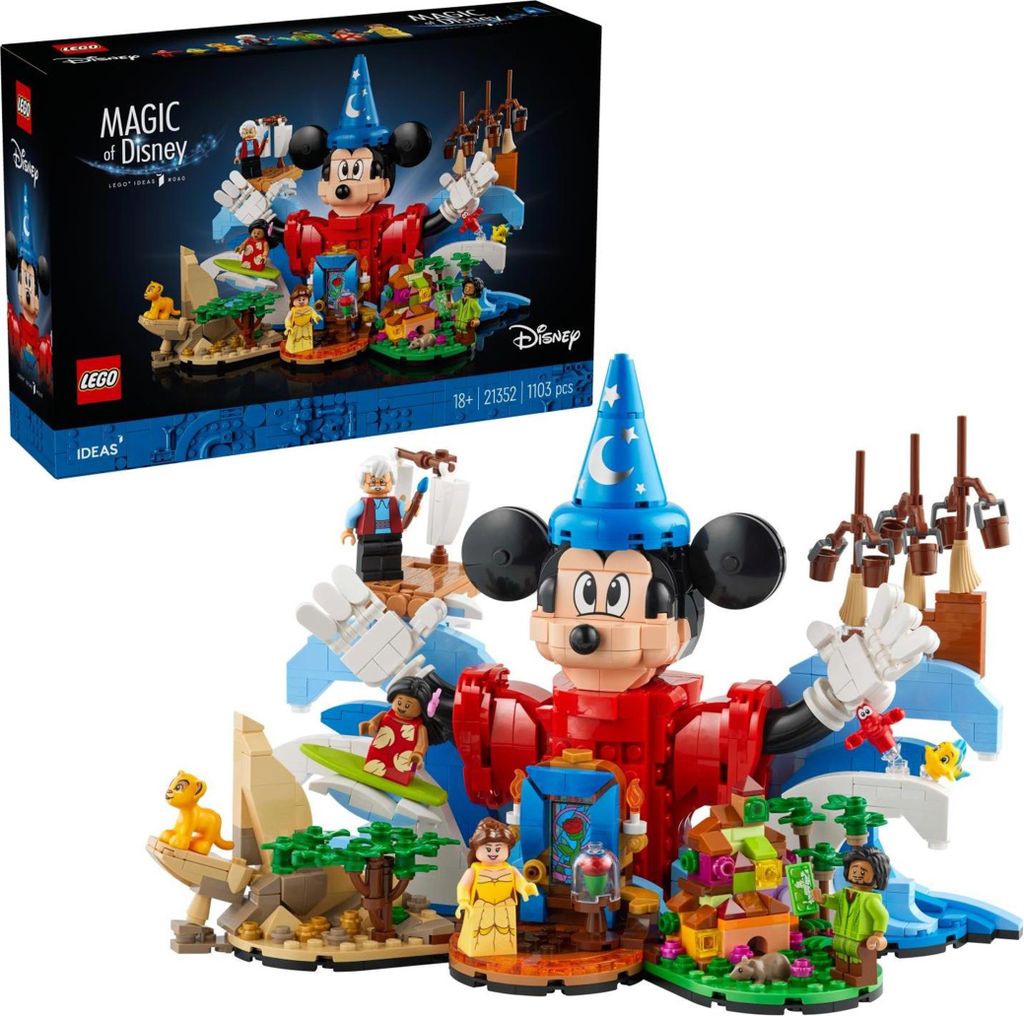 LEGO Ideas Disney Magic, modello da collezionare, costruire Immagine del prodotto 
