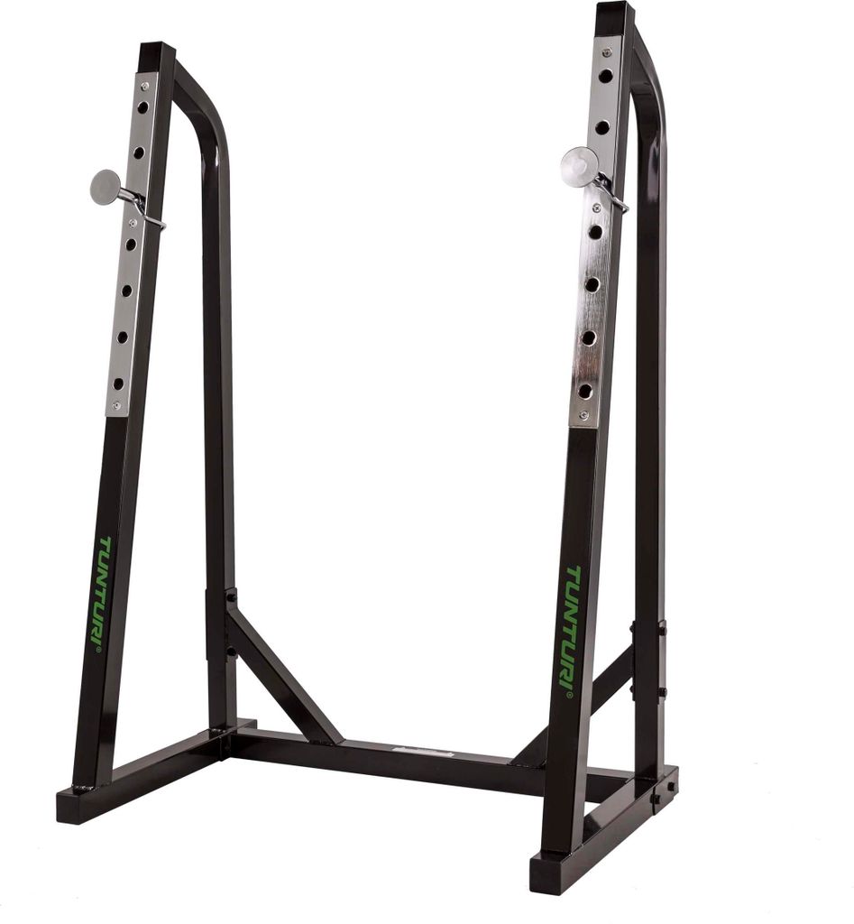 Tunturi WT40 Squat Ständer, Kniebeugen Rack, Squat Rack, höhenverstellbare Ablage, Langhantelständer