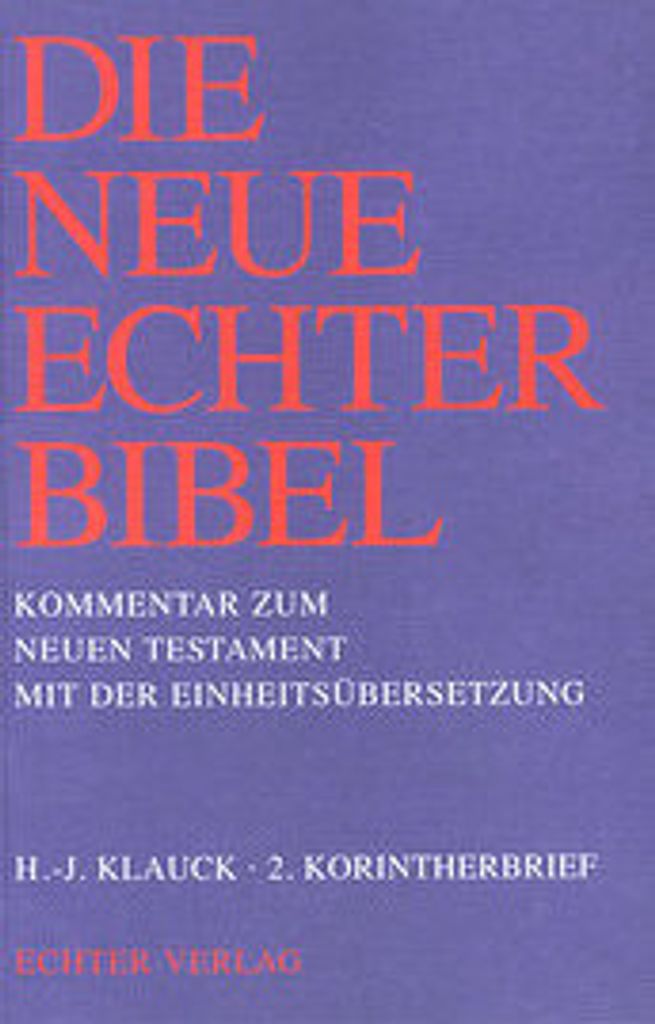 Die Neue Echter-Bibel. Neues Testament. 2. Korintherbrief