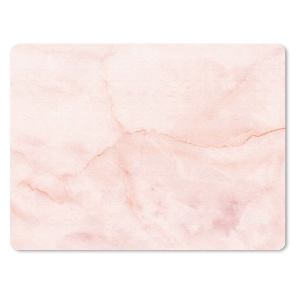 MuchoWow Mauspad Mousepad Marmor - Rosa - Linie 40x30 cm - Mousepads - Maus Mat - Pad - Mausunterlage - Anti Rutsch