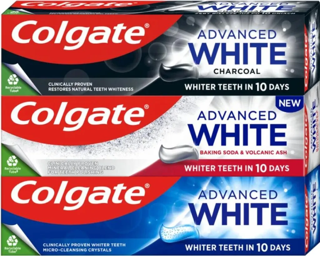 Advanced Mix Trio Set de 3 Dentifrices Blanchissants de 75 ml pour Éclat