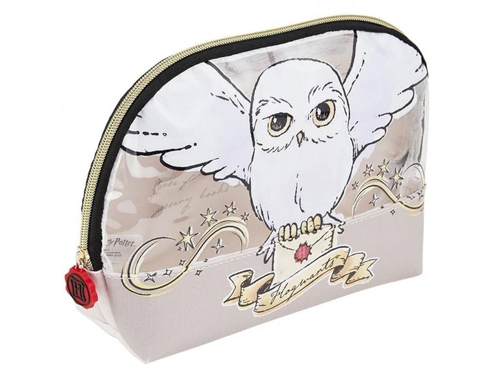 Harry Potter Hedwig - Beige, geräumige Reise-Kosmetiktasche Produktbild 
