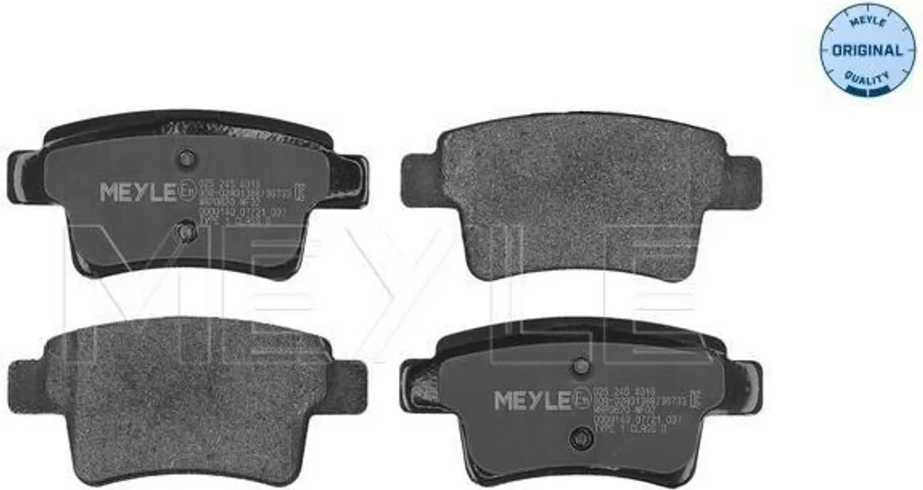 Plaquettes de frein arrière pour Citroën C4 Picasso charge lourde
