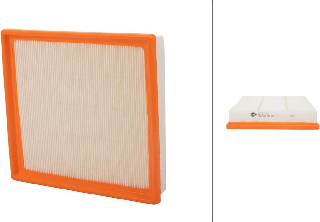Luftfilter-Einsatz 228 x 204 mm HELLA IAM-Expertise passend für u.a. BMW 1er