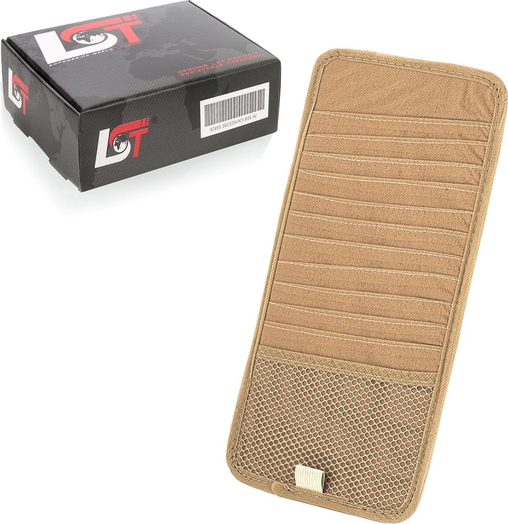 Sonnenblende CD-Hülle Tasche 12er beige für HONDA für LEXUS für MAZDA für SUZUKI