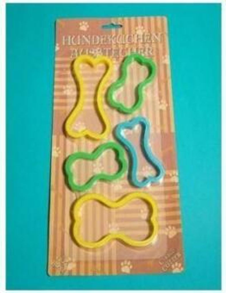 Ausstecher Hundekeks Knochen Hundekuchen backen mit Rezept Bone Cookie Backform Keksausstecher für Weihnachtsgebäck