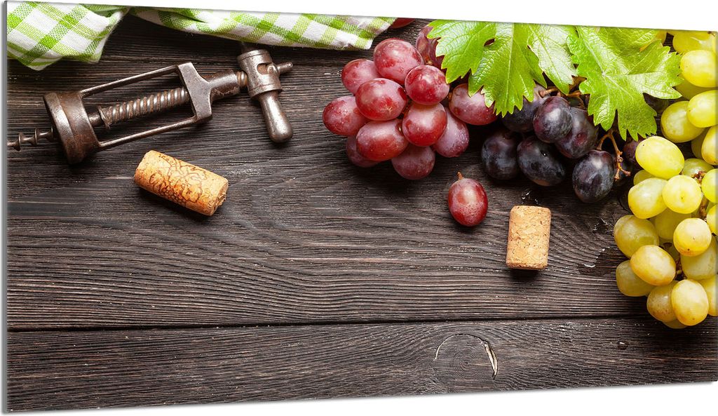 Glas-Herdplattenschutz 90x52 Fruit