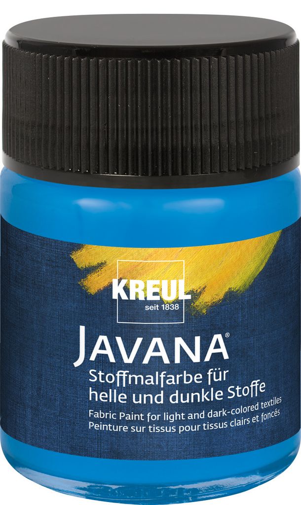 Kreul Javana Barva na látky Blue 50 ml 1 ks Obrázek produktu