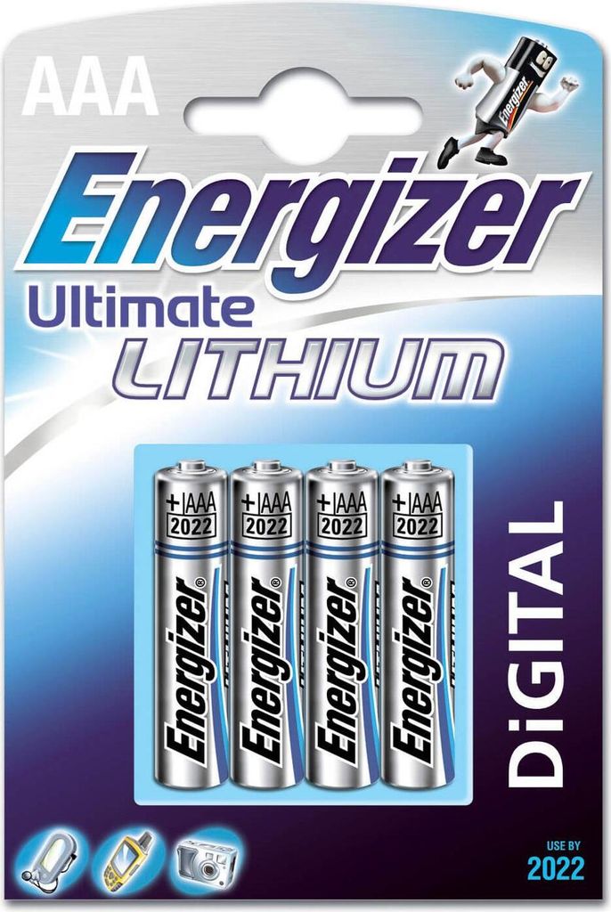 1x4 ENERGIZER Ultimate Lithium Micro AAA LR 03 1,5V Immagine del prodotto 
