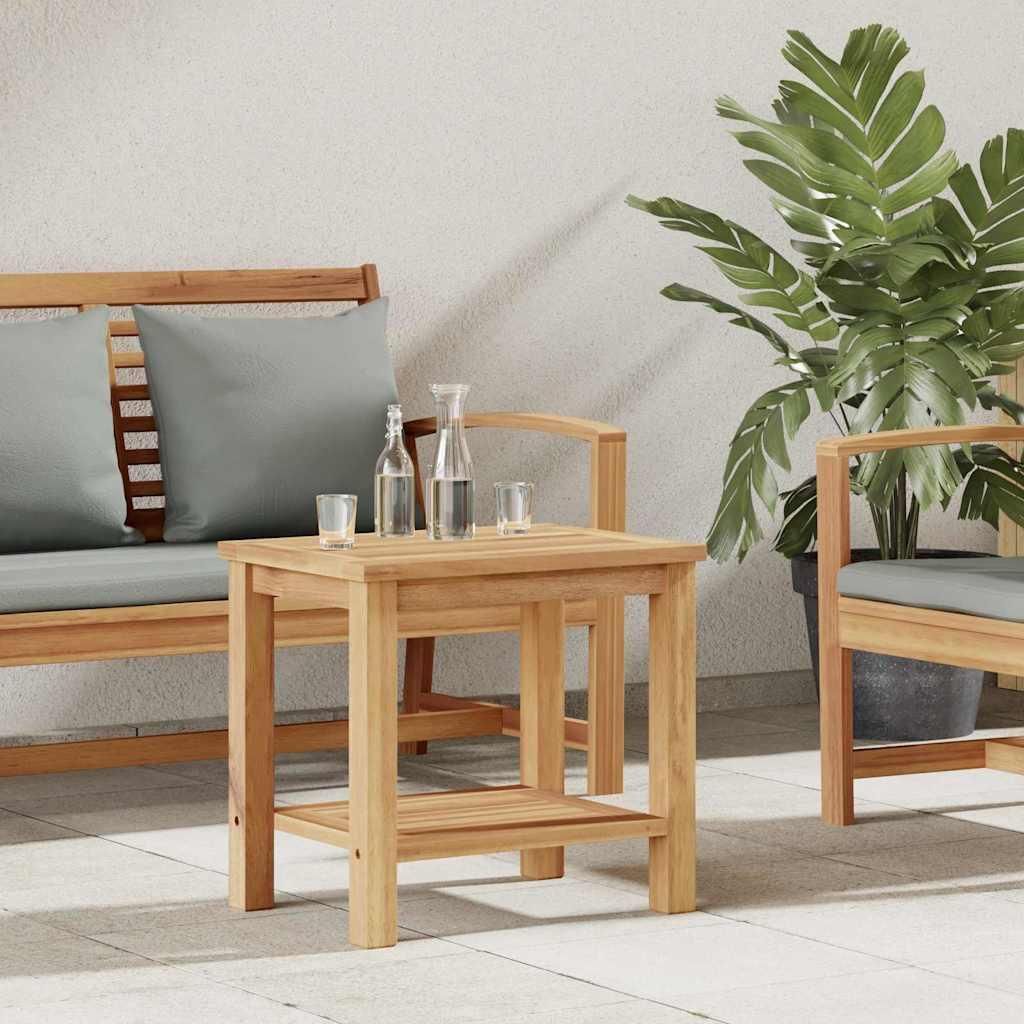 Möbel Couchtisch Braun 50 x 35 x 45 cm Massives Teakholz - Gartentische 42002307