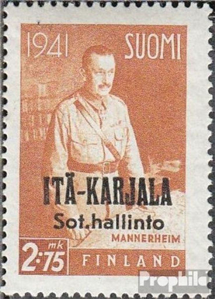 Briefmarken Finnische Bes. Ostkarelien 1942 Mi 25 Produktbild 