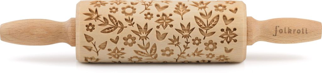 3D-Motiv-Teigrolle 'Flower Power' junior