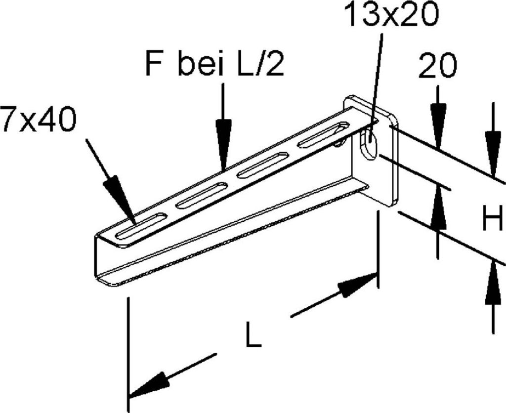 Rico Ausleger 16B2-100-V
