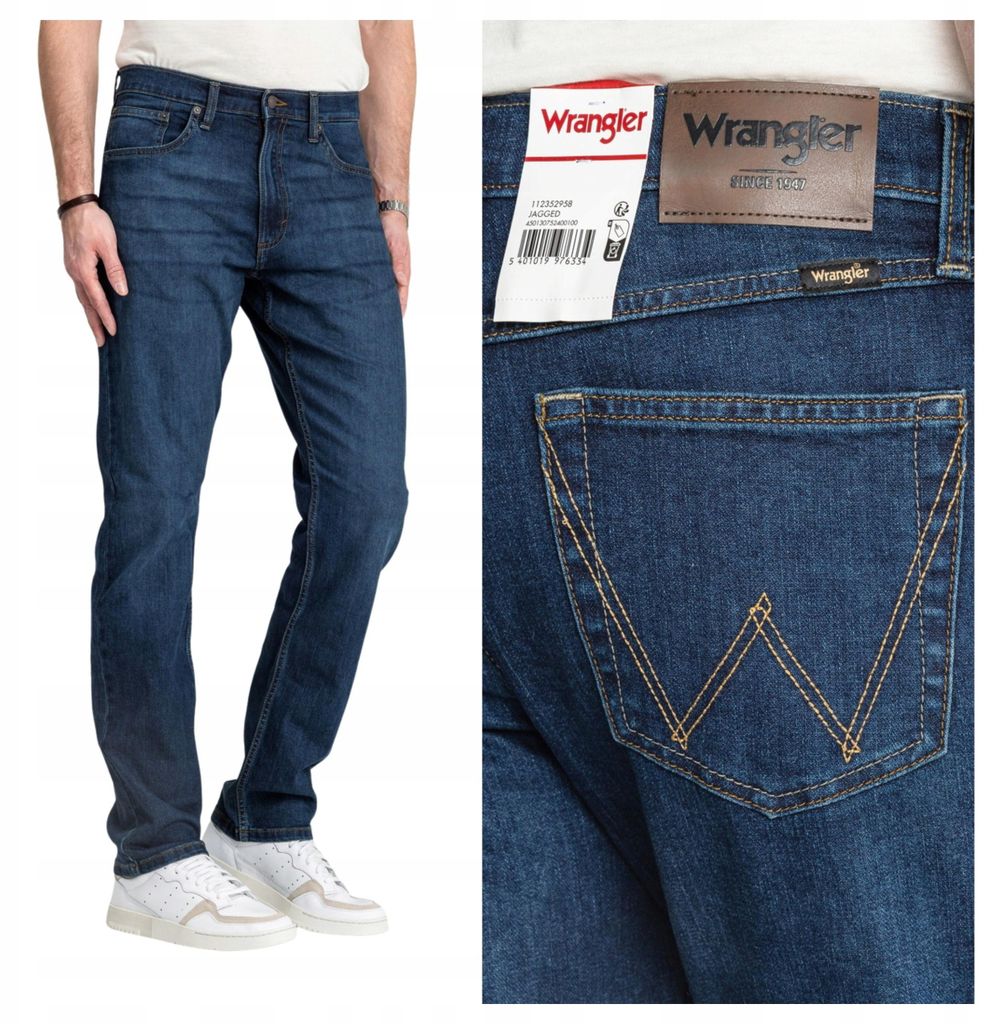 WRANGLER | Herrenjeans, sportliche Passform, blau, gerade Produktbild 