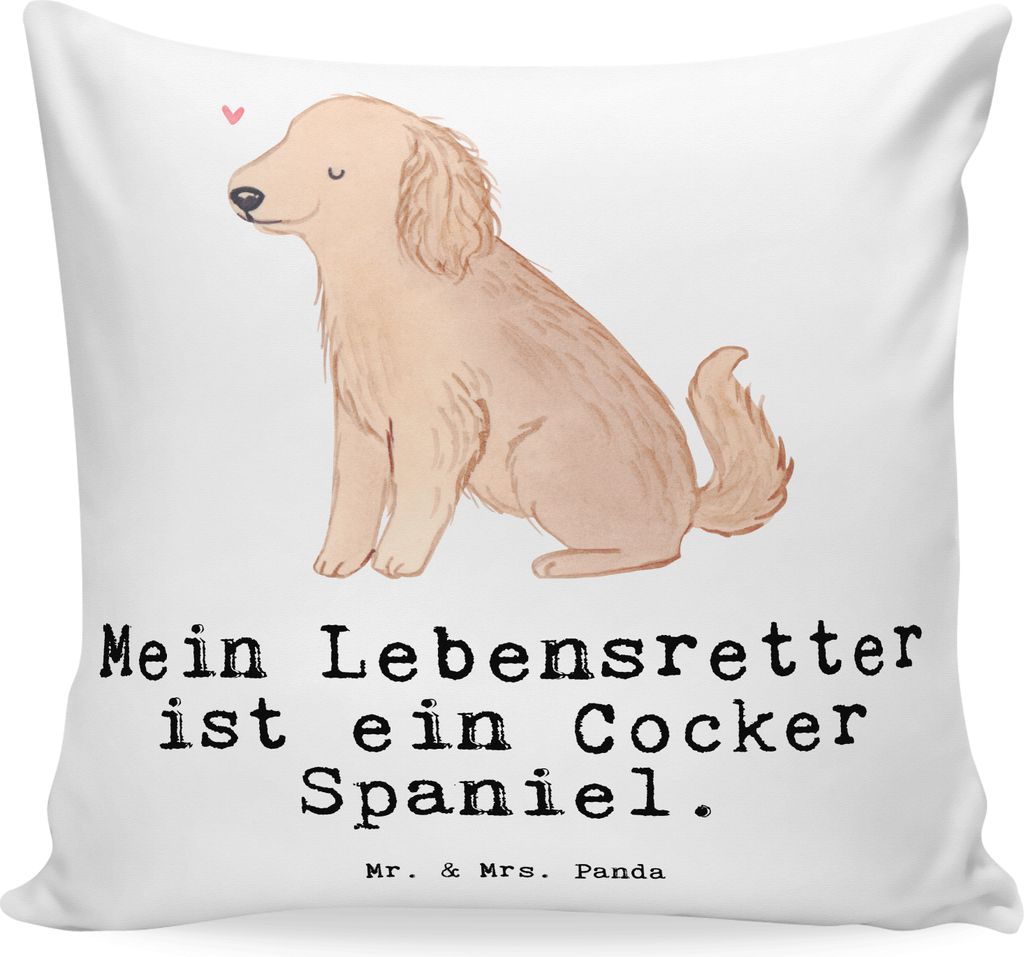 Mr. & Mrs. Panda Dekokissen Cocker Spaniel Lebensretter - Produktbild 