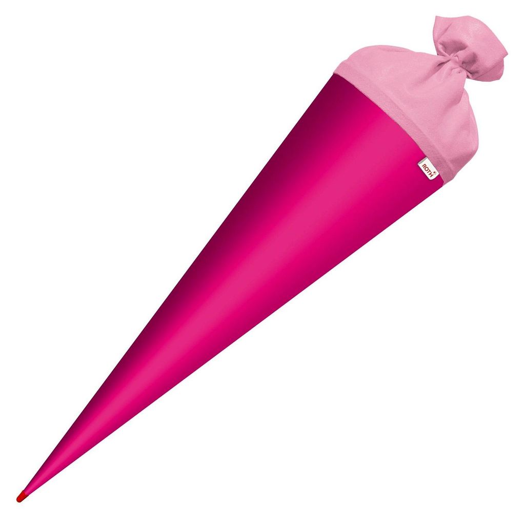 ROTH Bastelschultüte mit Verschluss, 700 mm, pink Produktbild 