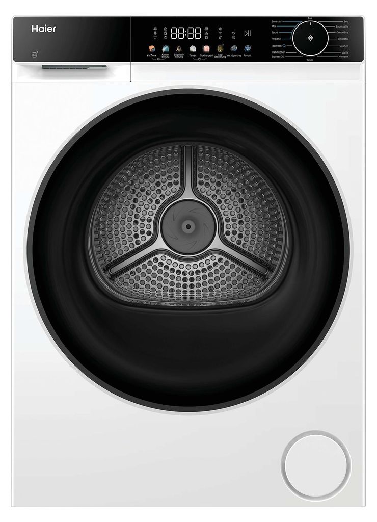 Haier HD90-C33657U1 Wärmepumpentrockner 9kg hOnApp AI Produktbild 
