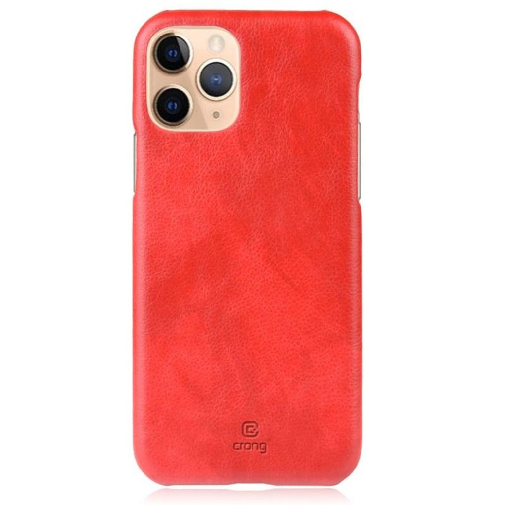 Crong, Hülle iPhone 11 Pro Max Essential Cover edel und elegant, Rot