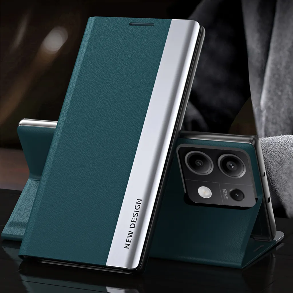 PEIYE Rilievo Cover per Xiaomi Redmi Note 13 Pro 5G / Poco X6 5G, Custodia Libro Flip in PU Pelle Portafoglio, Case Antiurto Soft con Porta Carte e Chiusura Magnetica, Funzione Stand,Blu