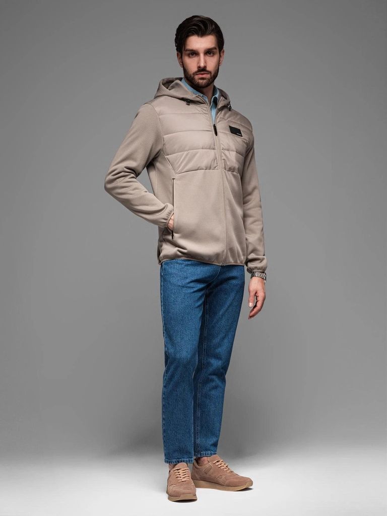 Ombre Clothing Übergangsjacke für Männer Atalia Aschgrau S