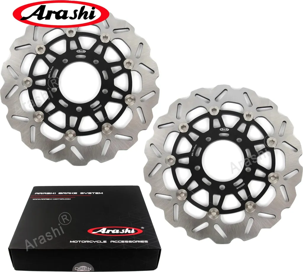 Disque de frein flottant anti-vibration pour Kawasaki - Pack de 2 CNC