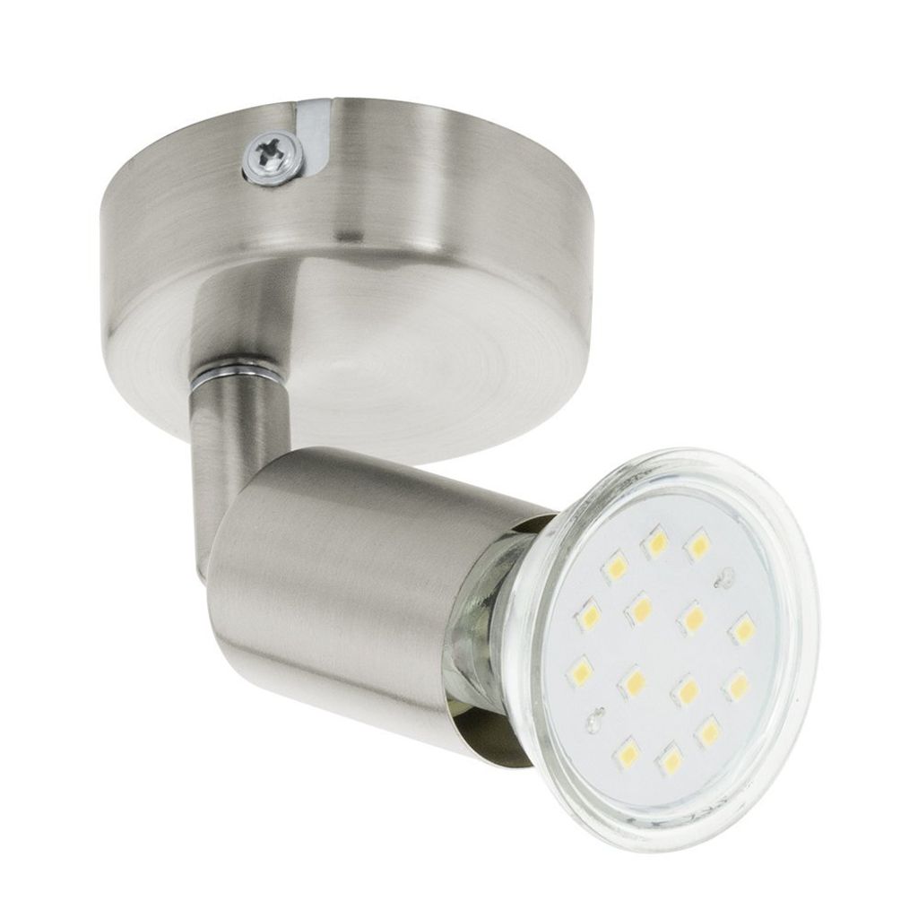 EGLO BUZZ-LED, 1 szt., GU10, 3000 K, IP20, Metaliczny Zdjęcie produktu 