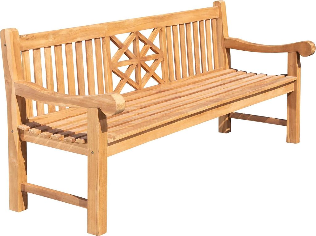 CLP Teakbank Florida teak Größe 220 cm Produktbild 