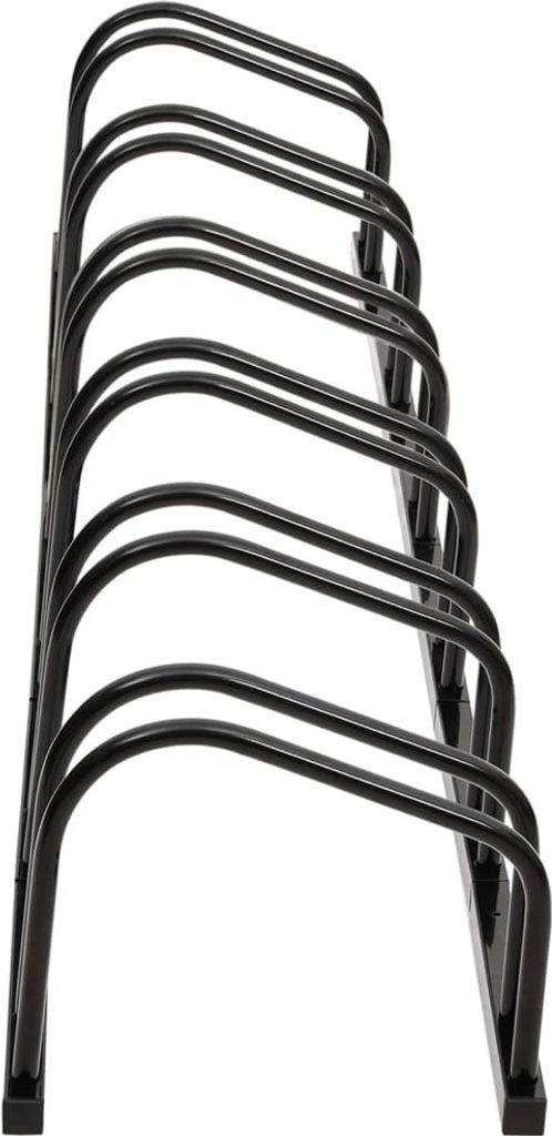 vidaXL Fahrradständer für 6 Fahrräder Schwarz Stahl