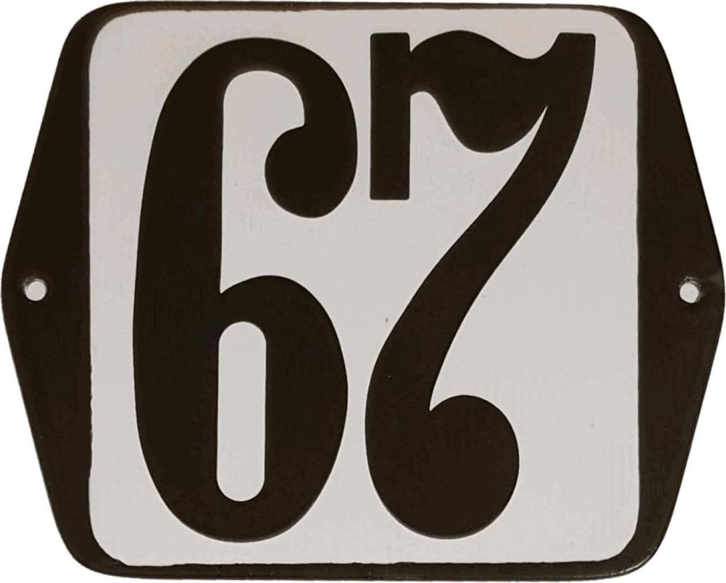Hausnummer Standardnummer 67 – Warentuin Mix