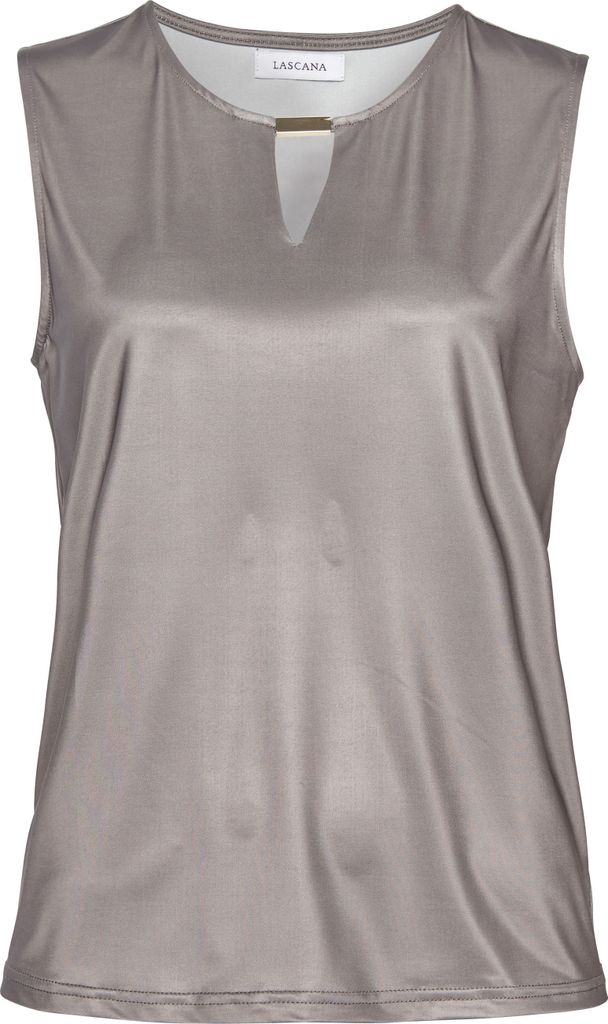 LASCANA Tanktop taupe Größe 40/42