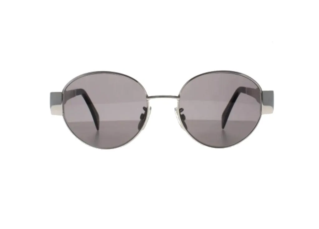 Lunettes de soleil Celine CL40235U 16A gris argenté métallique luxe