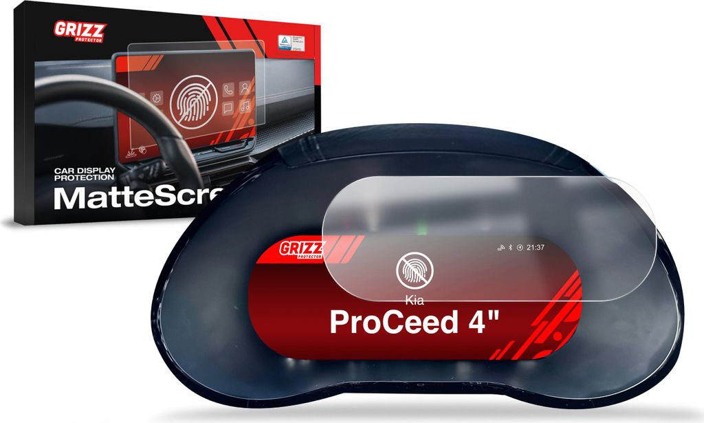Matte Autodisplayfolie für Kia ProCeed (2018-2024), Grizz Protector