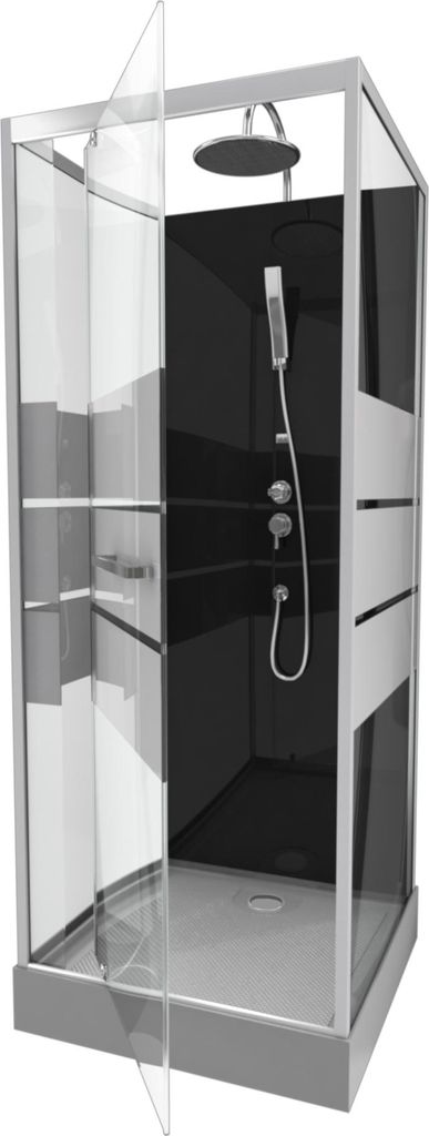 Cabine de douche carrée 70x70x225cm - SCRATCHY 70 Image du produit 