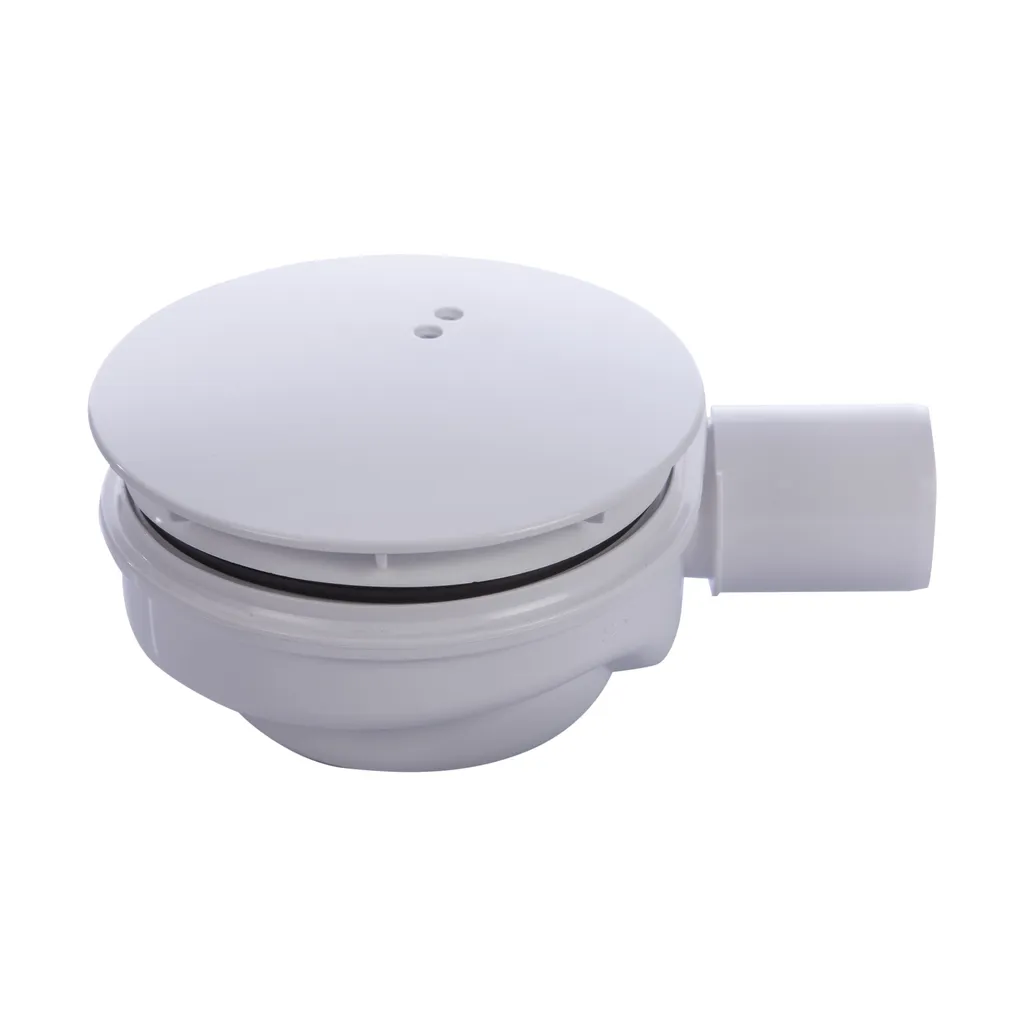 Siphon extra-plat Speed 2 blanc fi 90mm pour débit d'eau intensif - 2