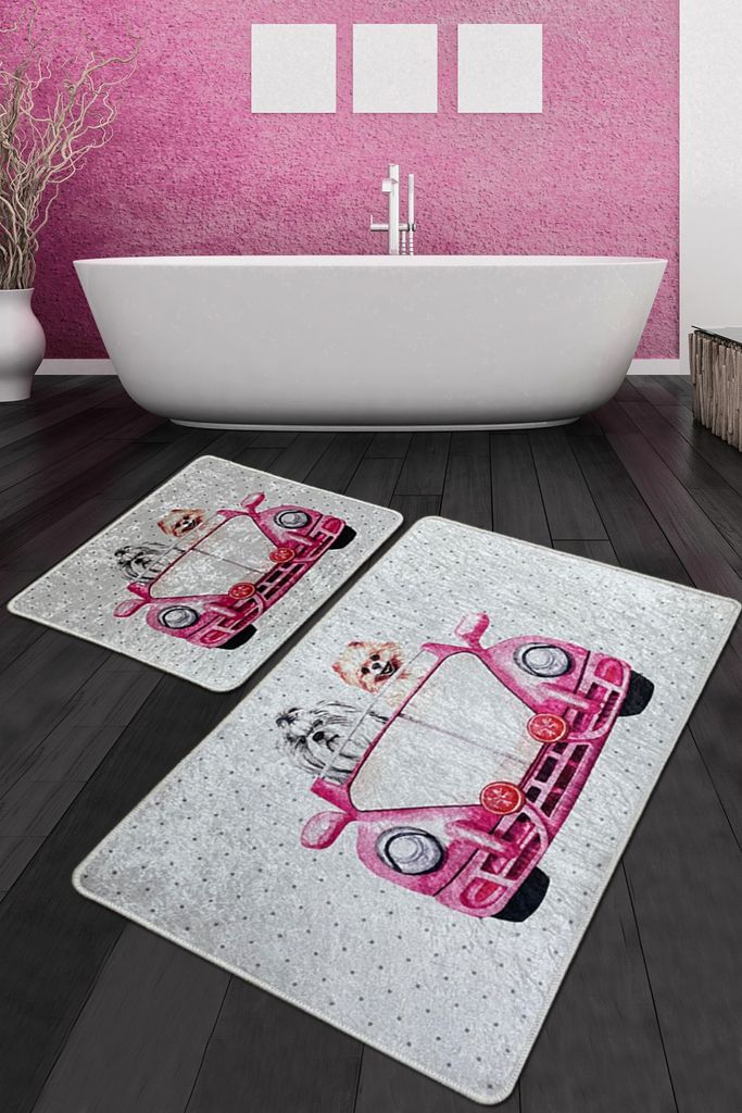 Mijolnir, Dogs- CHL2521, Bunt, Badematten, 700 gr/m², 100% POLYESTER