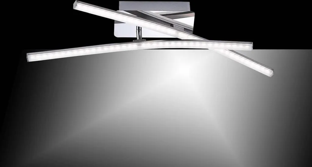 Éclairage de bureau LED : Plafonnier à bras mobile pour zone de travail