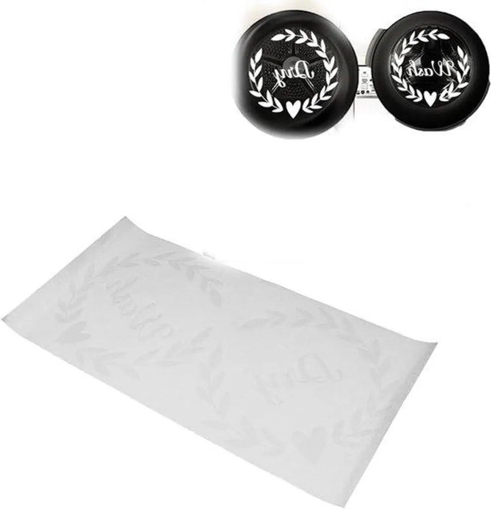 Décoration murale pour buanderie et stickers lave-linge - Kit complet