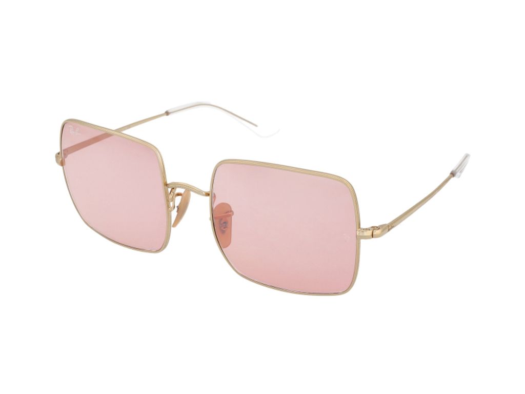 Ray-Ban SQUARE 1971 MIRROR EVOLVE, Erwachsener, Uni, Quadratisch, Gold, Nicht-polarisierte Linse, Metall