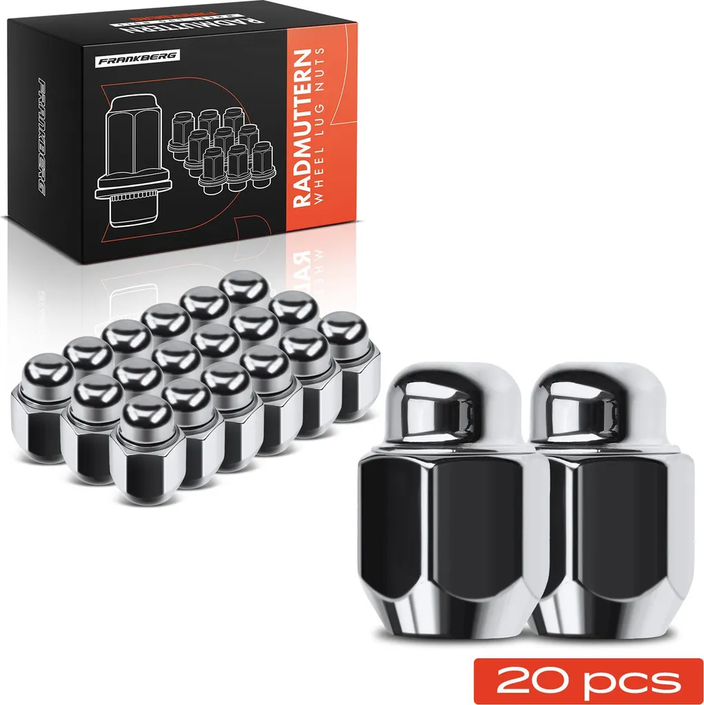 Écrou de Roue Anti-Corrosion pour Hyundai i20 i30 iX35 - Set de 20 Pièces