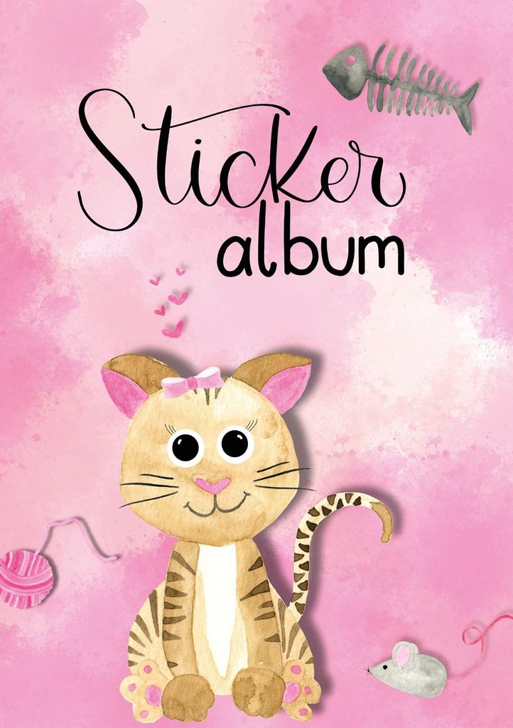 Zweckform Stickeralbum A5 Motiv Katze - Z-Design Obrázek produktu 