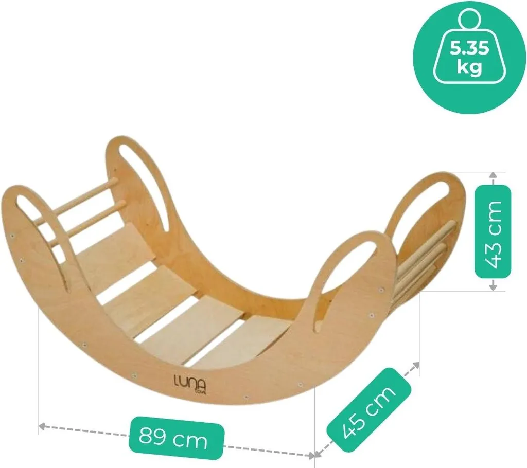 Arco Montessori Smile Legno | Giocattoli Montessori Chic per Bambini - 3